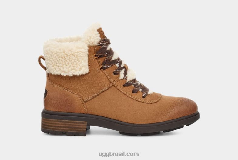 castanha 4VTTD663 UGG mulheres renda aconchegante Harrison