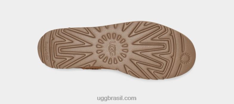 castanha 4VTTD692 UGG mulheres zíper frontal desconstruído