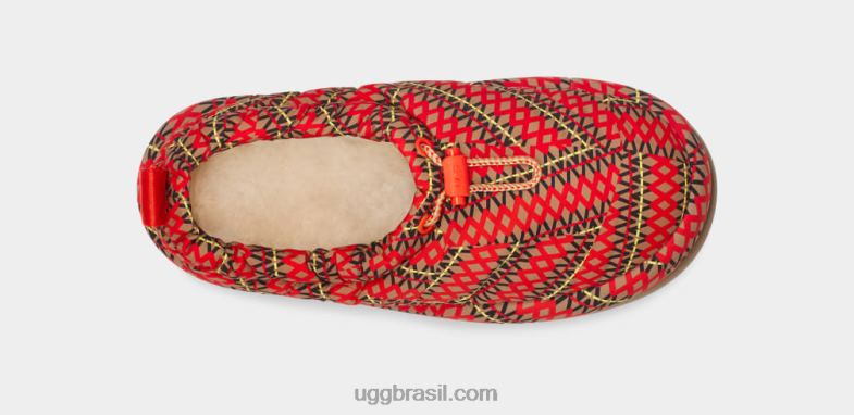 castanha 4VTTD698 UGG mulheres tamanco de trança de herança maxi