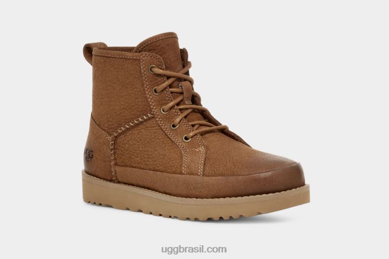 castanha 4VTTD708 UGG mulheres renda desconstruída