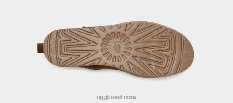 castanha 4VTTD708 UGG mulheres renda desconstruída