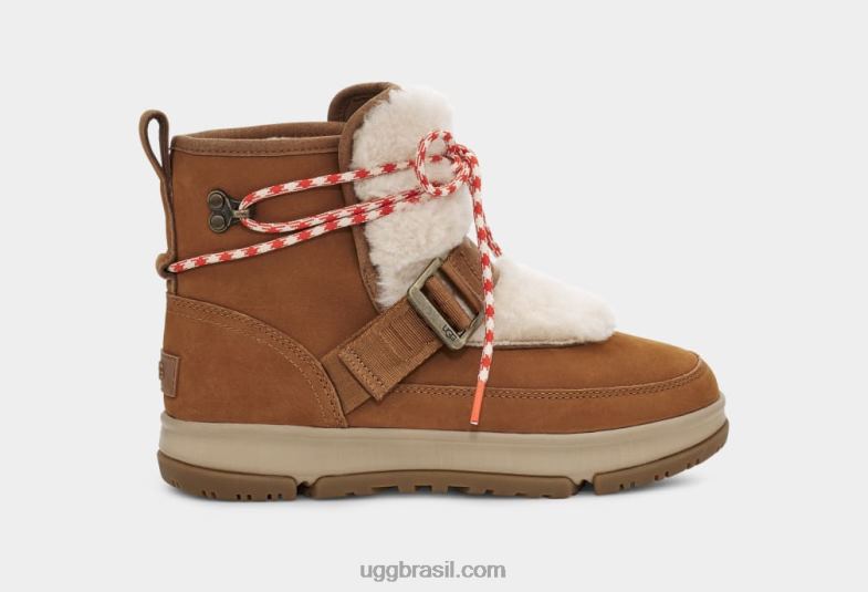 castanha 4VTTD742 UGG mulheres alpinista clássico do tempo