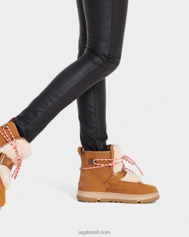 castanha 4VTTD742 UGG mulheres alpinista clássico do tempo
