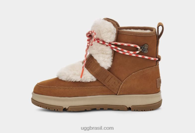castanha 4VTTD742 UGG mulheres alpinista clássico do tempo