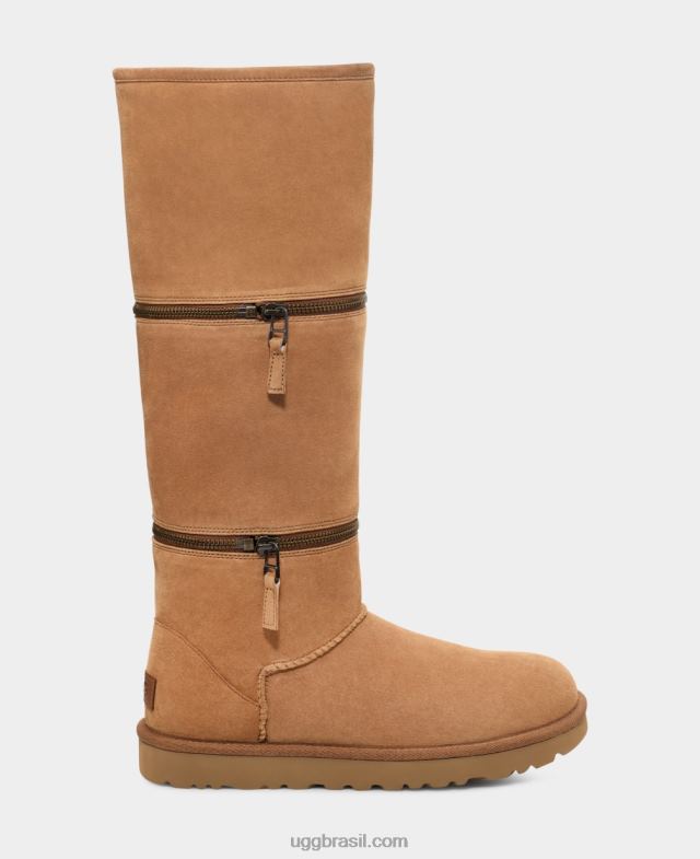 castanha 4VTTD756 UGG mulheres clássico ultra alto