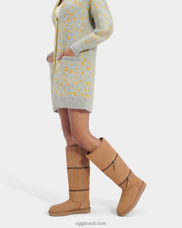 castanha 4VTTD756 UGG mulheres clássico ultra alto