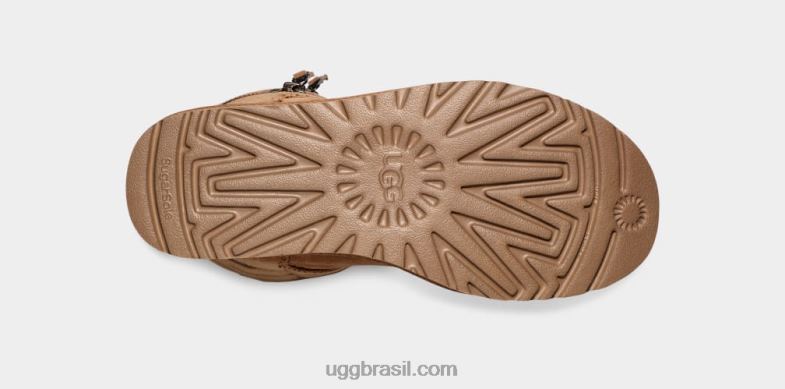 castanha 4VTTD756 UGG mulheres clássico ultra alto