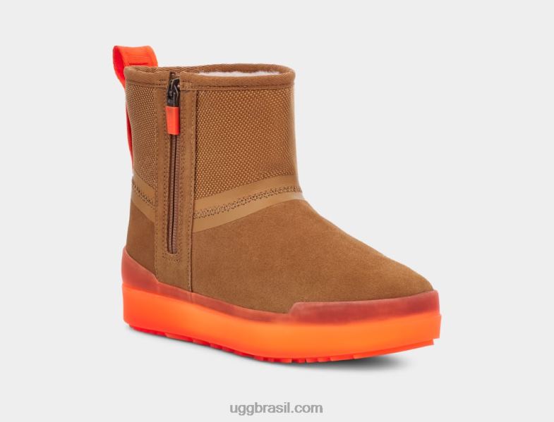 castanha 4VTTD835 UGG mulheres tecnologia clássica mini