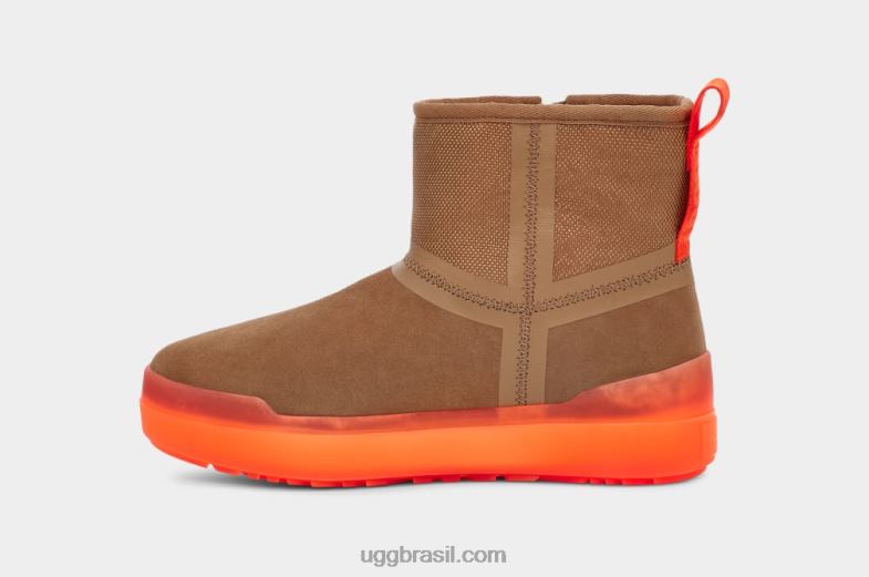 castanha 4VTTD835 UGG mulheres tecnologia clássica mini