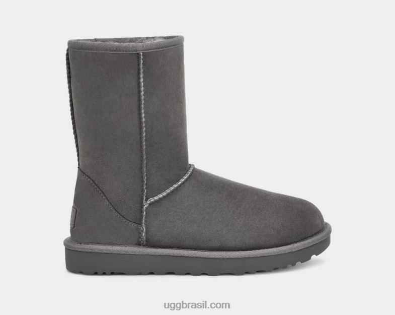 cinza 4VTTD340 UGG mulheres clássico curto ii