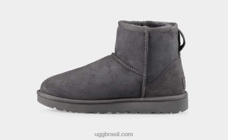 cinza 4VTTD475 UGG mulheres bota clássica mini ii