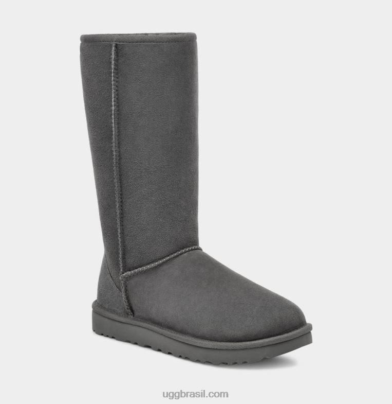 cinza 4VTTD565 UGG mulheres bota clássica ii alta