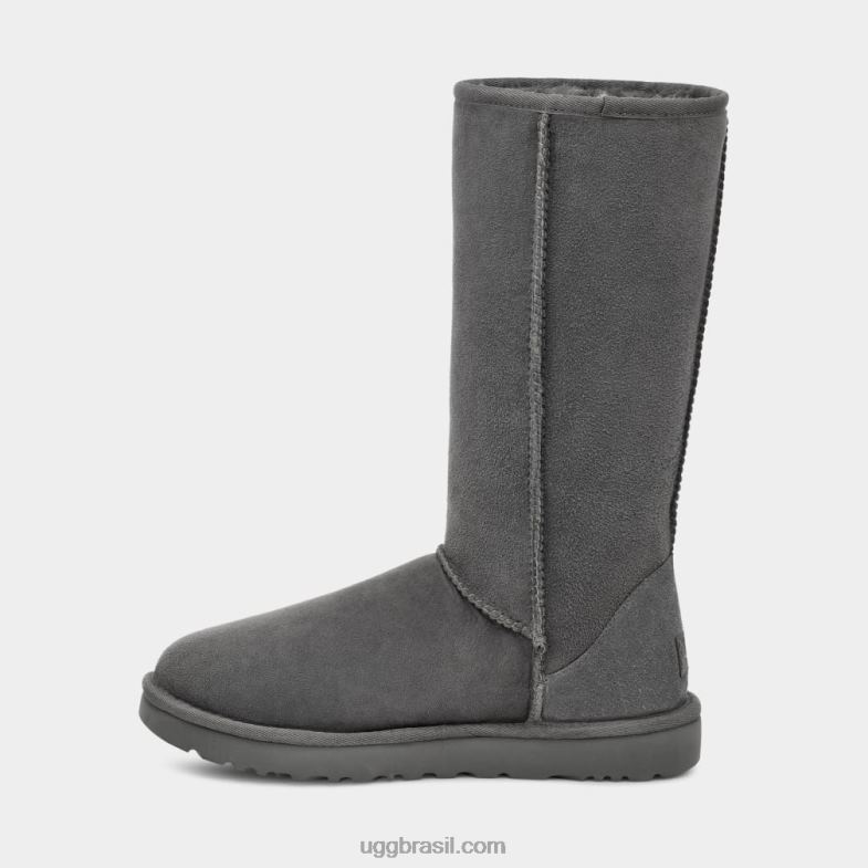 cinza 4VTTD565 UGG mulheres bota clássica ii alta