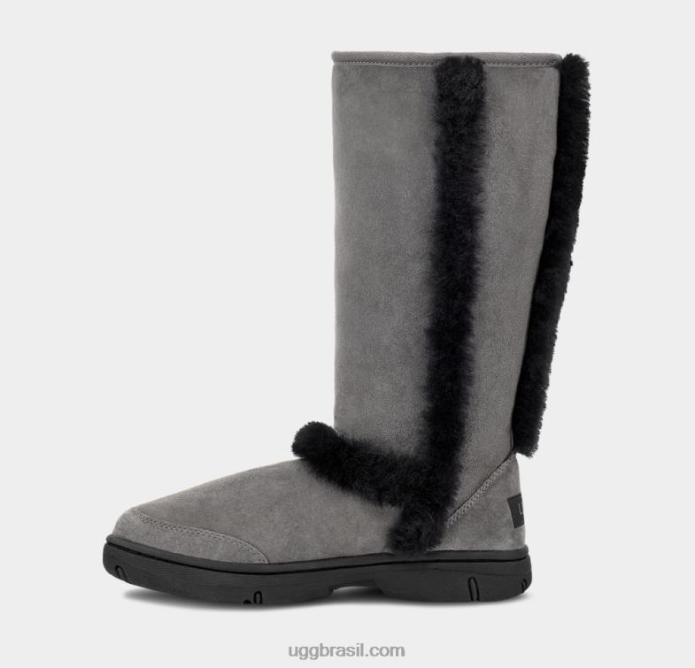 cinzento Preto 4VTTD595 UGG mulheres raio de sol alto