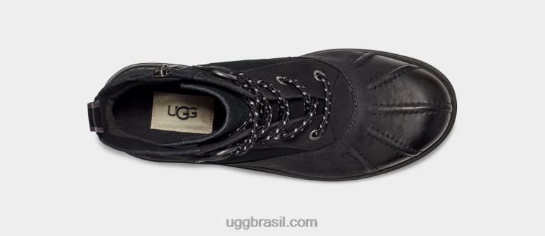 couro preto 4VTTD735 UGG mulheres pato Habsburgo