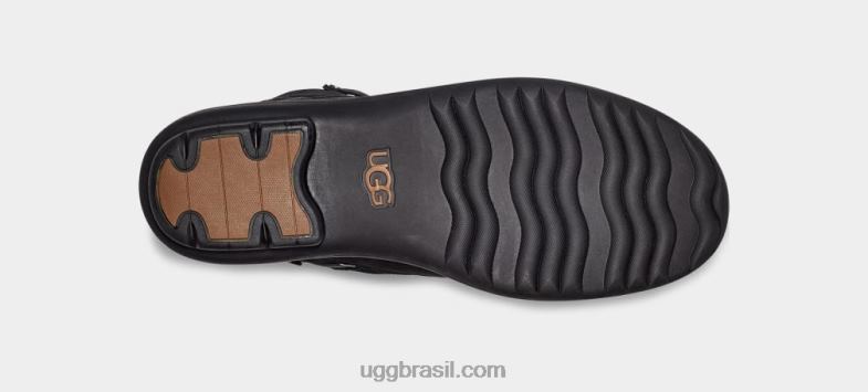 couro preto 4VTTD735 UGG mulheres pato Habsburgo
