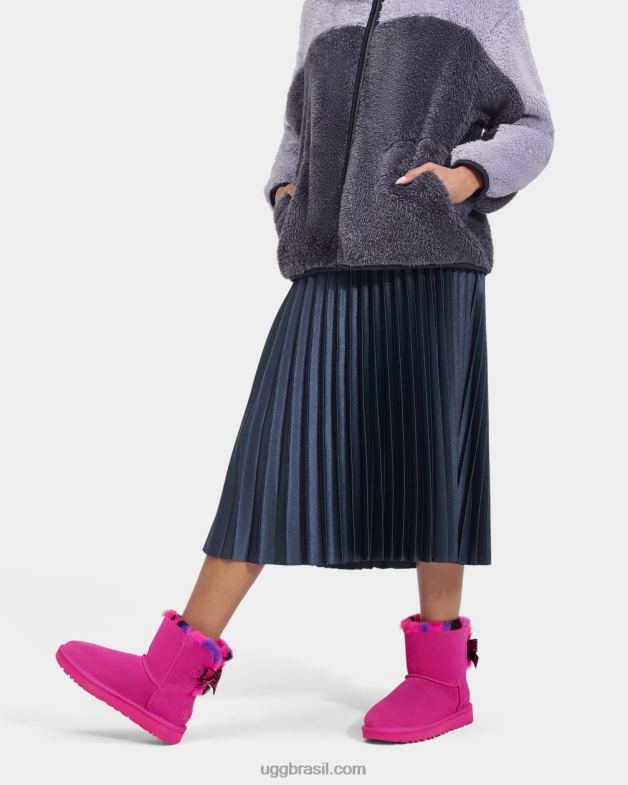 esteva 4VTTD861 UGG mulheres mini bailey bow xadrez punk