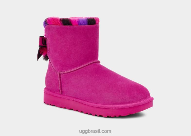 esteva 4VTTD861 UGG mulheres mini bailey bow xadrez punk