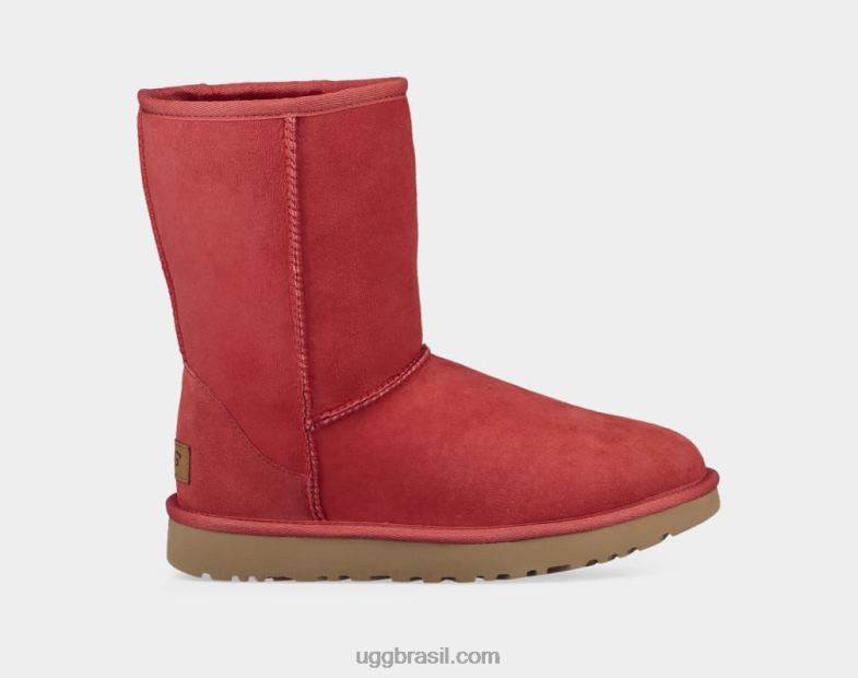 fita vermelha 4VTTD716 UGG mulheres bota curta clássica ii