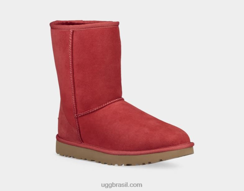 fita vermelha 4VTTD716 UGG mulheres bota curta clássica ii
