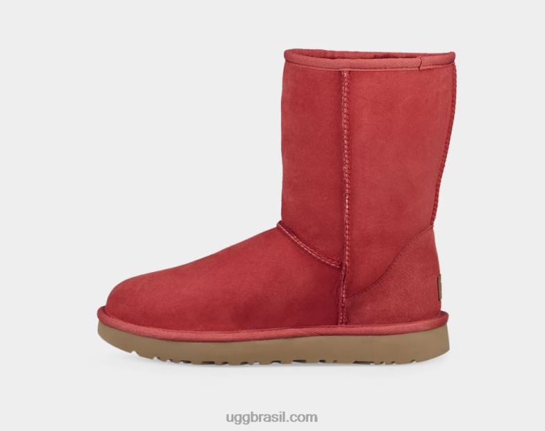 fita vermelha 4VTTD716 UGG mulheres bota curta clássica ii