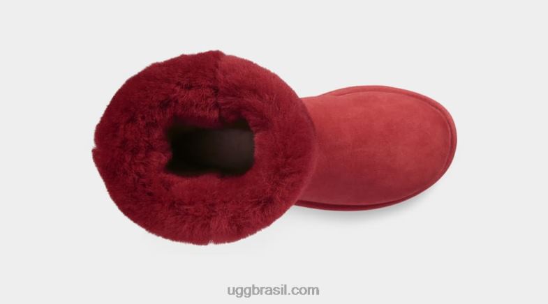 fita vermelha 4VTTD716 UGG mulheres bota curta clássica ii