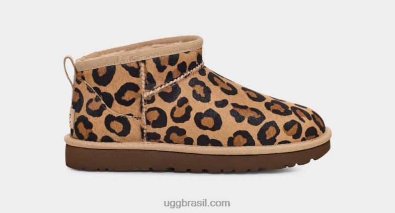 natural 4VTTD33 UGG mulheres clássico ultra mini manchado