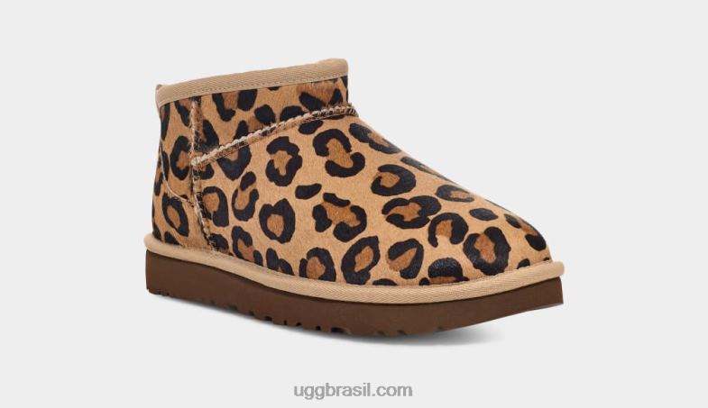 natural 4VTTD33 UGG mulheres clássico ultra mini manchado