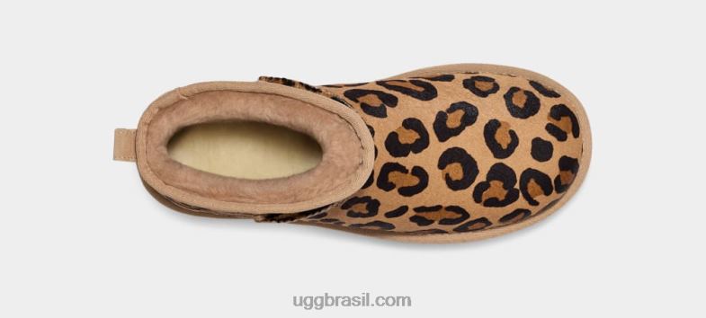natural 4VTTD33 UGG mulheres clássico ultra mini manchado