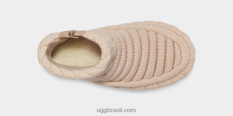 natural 4VTTD703 UGG mulheres clássico mini malha grossa