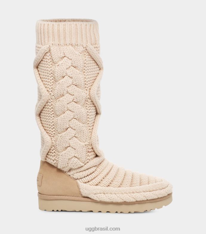natural 4VTTD760 UGG mulheres Bota clássica de malha volumosa