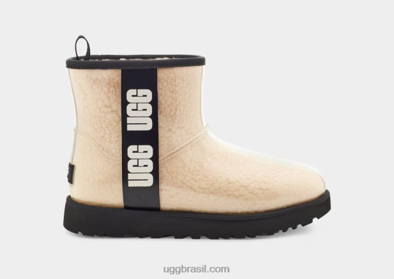 natural/preto 4VTTD2218 UGG mulheres clássico transparente mini