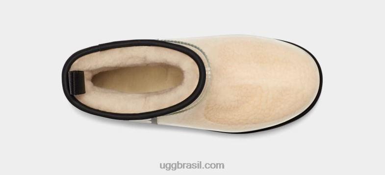 natural/preto 4VTTD2218 UGG mulheres clássico transparente mini