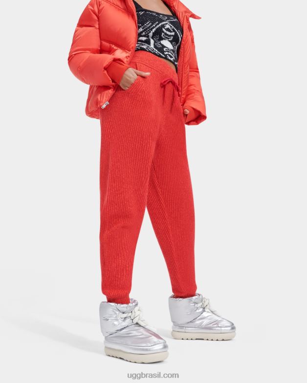 prata metálica 4VTTD736 UGG mulheres clássico maxi curto metálico