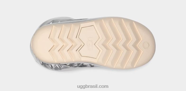 prata metálica 4VTTD736 UGG mulheres clássico maxi curto metálico