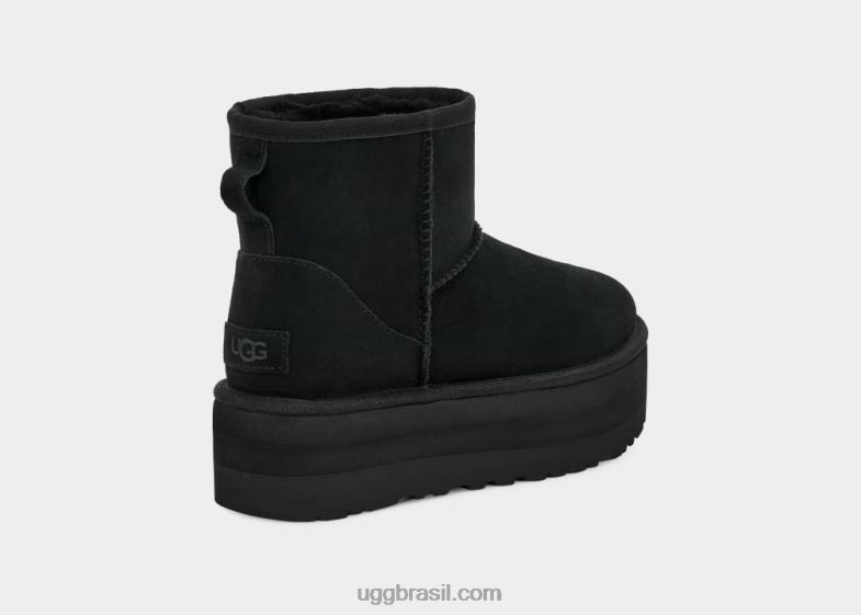 preto 4VTTD347 UGG mulheres mini plataforma clássica