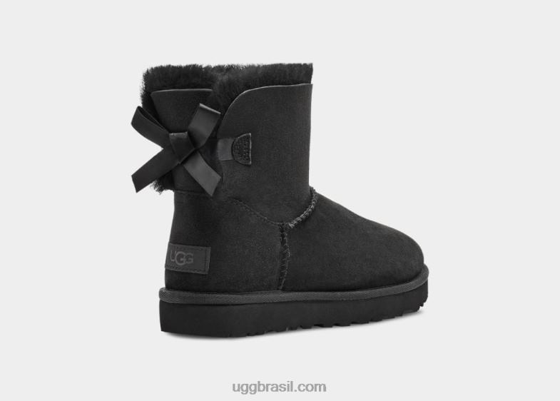 preto 4VTTD360 UGG mulheres bota mini bailey bow ii
