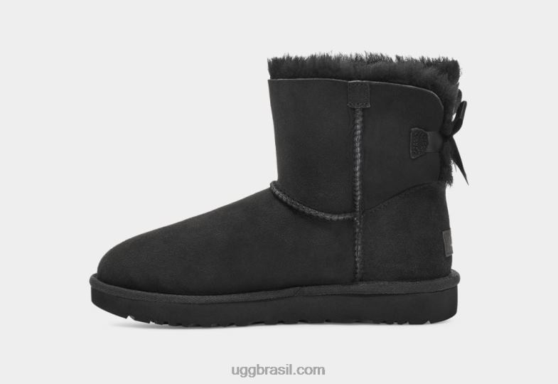 preto 4VTTD360 UGG mulheres bota mini bailey bow ii