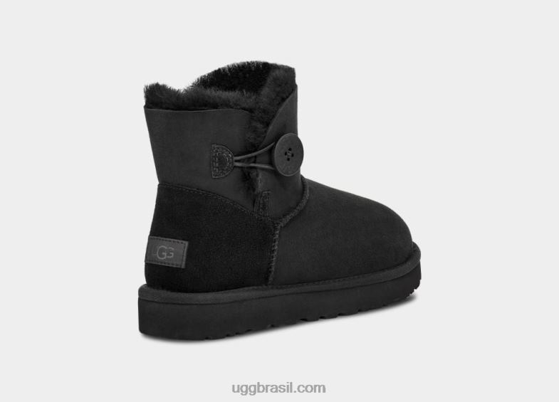 preto 4VTTD364 UGG mulheres bota mini bailey button ii