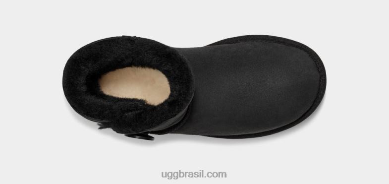 preto 4VTTD364 UGG mulheres bota mini bailey button ii