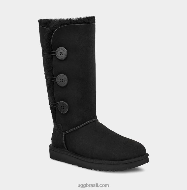 preto 4VTTD365 UGG mulheres Bota Bailey Button Triplet II