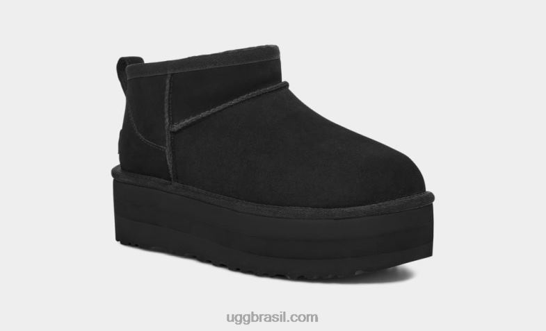 preto 4VTTD589 UGG mulheres plataforma ultra mini clássica