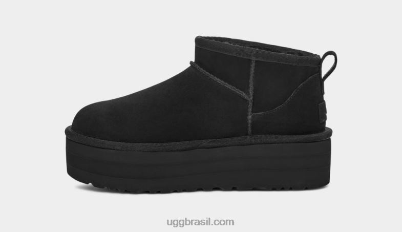 preto 4VTTD589 UGG mulheres plataforma ultra mini clássica