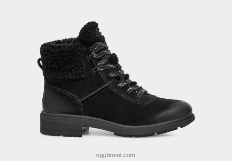 preto 4VTTD662 UGG mulheres renda aconchegante Harrison
