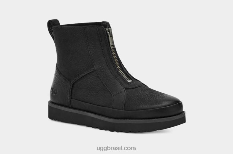 preto 4VTTD691 UGG mulheres zíper frontal desconstruído