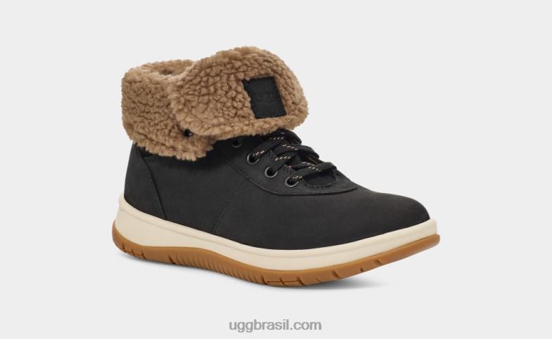 preto 4VTTD722 UGG mulheres Lakesider mid lace up