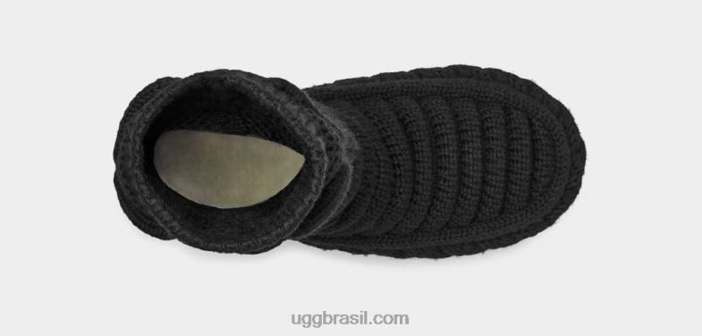 preto 4VTTD759 UGG mulheres Bota clássica de malha volumosa