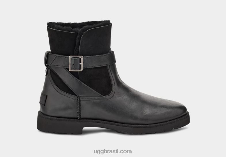 preto 4VTTD832 UGG mulheres fivela romena