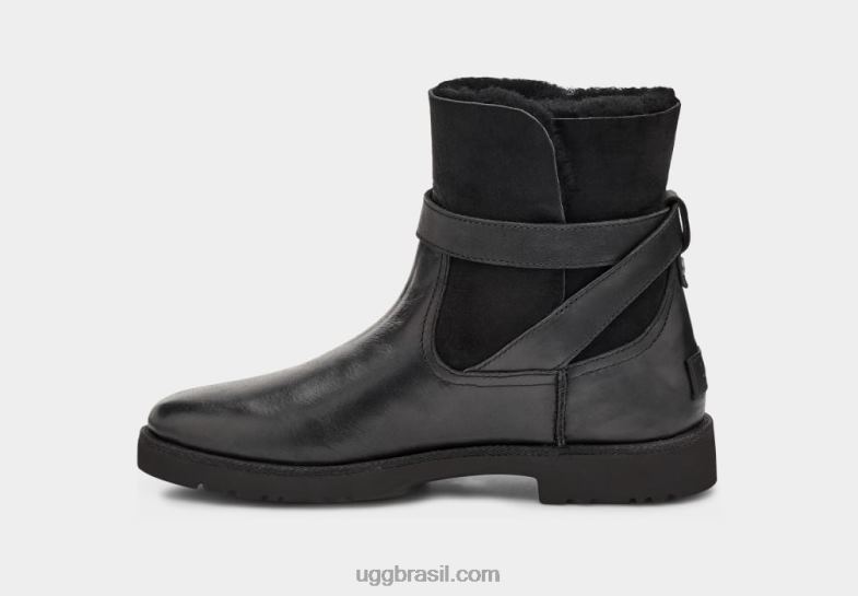 preto 4VTTD832 UGG mulheres fivela romena