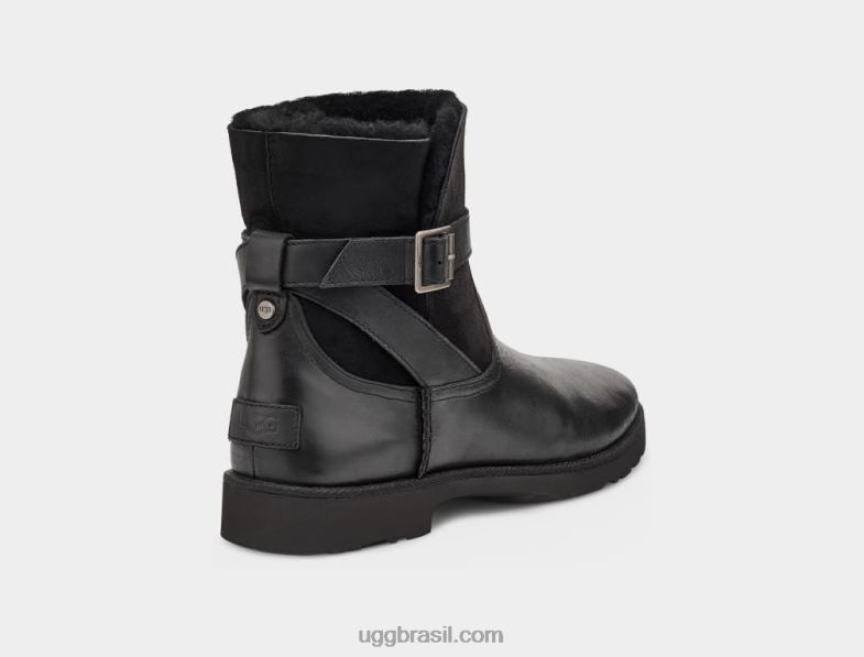 preto 4VTTD832 UGG mulheres fivela romena